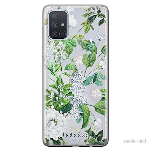 ERT GROUP mobiltelefonfodral för Samsung A71 5G originalt och officiellt licensierat Babaco mönster Flowers 038 optimalt anpassad till formen på mobiltelefonen, gedeeltelijk transparant 5905131300676