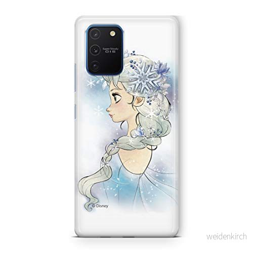 ERT GROUP mobiltelefonfodral för Samsung S10 Lite/A91 originalt och officiellt licensierat Disney mönster Elsa 010 Vit optimalt anpassad till formen på mobiltelefonen, fodral tillverkad av TPU plast 5903537780344