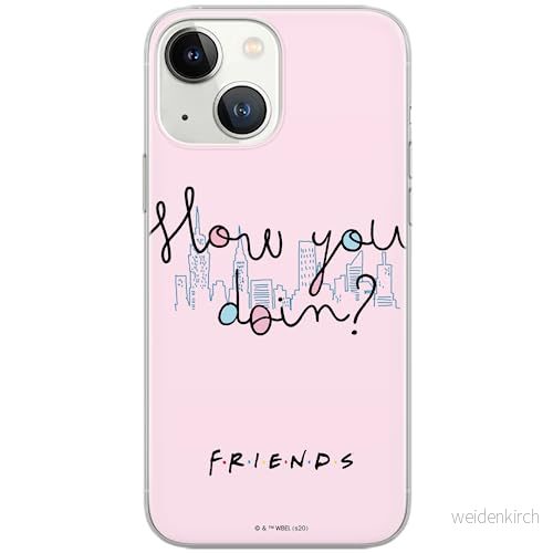 ERT GROUP mobiltelefonfodral för Iphone 13 MINI originalt och officiellt licensierat Friends mönster 008 optimalt anpassad till formen på mobiltelefonen, fodral tillverkad av TPU plast 5904805408854
