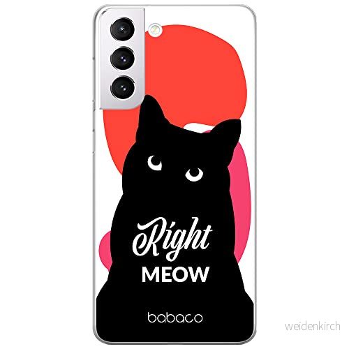 ERT GROUP mobiltelefonfodral för Samsung S21 originalt och officiellt licensierat Babaco mönster Cats 004 optimalt anpassad till formen på mobiltelefonen, fodral tillverkad av TPU plast 5905131114815