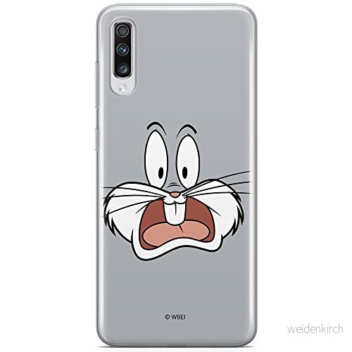 ERT GROUP mobiltelefonfodral för Samsung A70 originalt och officiellt licensierat Looney Tunes mönster Bugs 009 optimalt anpassad till formen på mobiltelefonen, fodral tillverkad av TPU plast 5902980472615