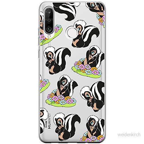 ERT GROUP mobiltelefonfodral för Huawei P30 Lite originalt och officiellt licensierat Disney mönster Pepe Le Pew 003 Vit optimalt anpassad till formen på mobiltelefonen, gedeeltelijk transparant 5905131816689