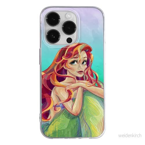 ERT GROUP mobiltelefonfodral för Apple Iphone 14 PRO originalt och officiellt licensierat Disney mönster Ariel 004 optimalt anpassad till formen på mobiltelefonen, fodral tillverkad av TPU plast 5905131924612