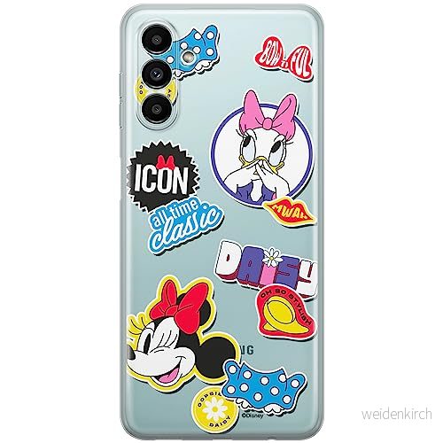 ERT GROUP mobiltelefonfodral för Samsung A13 5G/A04S originalt och officiellt licensierat Disney mönster Minnie 067 optimalt anpassad till formen på mobiltelefonen, gedeeltelijk transparant 5905131812414