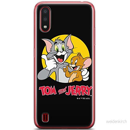 ERT GROUP mobiltelefonfodral för Samsung A01 originalt och officiellt licensierat Tom and Jerry mönster 013 optimalt anpassad till formen på mobiltelefonen, fodral tillverkad av TPU plast 5904805272950