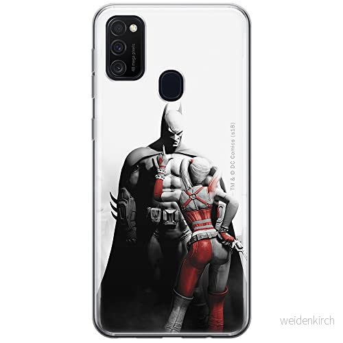 ERT GROUP mobiltelefonfodral för Samsung M21 originalt och officiellt licensierat DC mönster Batman 012 optimalt anpassad till formen på mobiltelefonen, fodral tillverkad av TPU plast 5903537845807