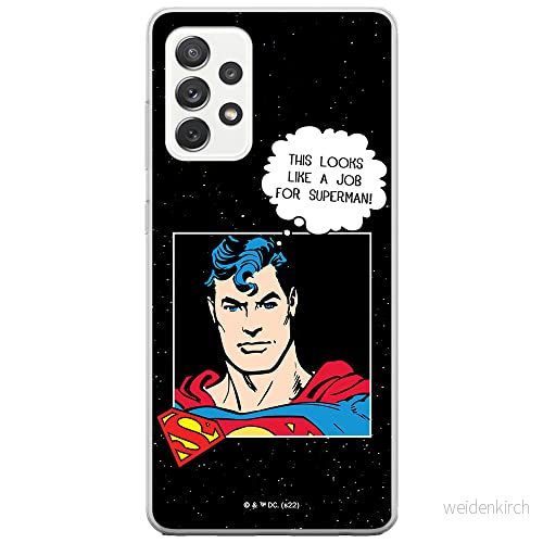 ERT GROUP mobiltelefonfodral för Samsung A52 5G / LTE 4G A52S originalt och officiellt licensierat DC mönster Superman 037, fodral tillverkad av TPU plast 5905131572387