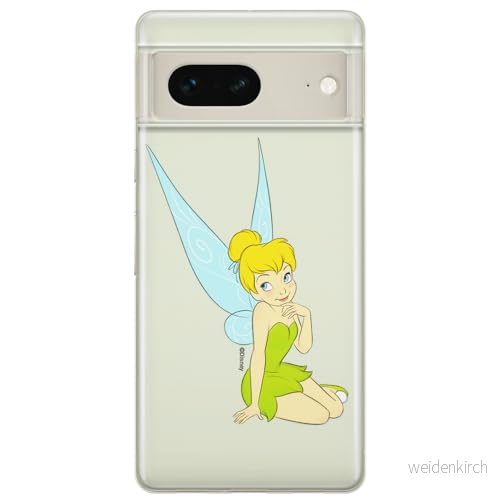 ERT GROUP mobiltelefonfodral för Google PIXEL 7 originalt och officiellt licensierat Disney mönster Tinker Bell 005 optimalt anpassad till formen på mobiltelefonen, gedeeltelijk transparant 5905795148867