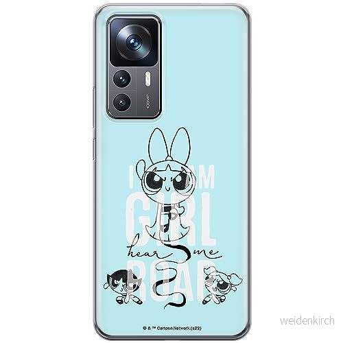 ERT GROUP mobiltelefonfodral för Xiaomi 12T/ 12T pro/ K50 Ultra originalt och officiellt licensierat The Powerpuff Girls mönster 040, fodral tillverkad av TPU plast 5905511983970