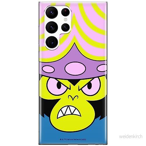 ERT GROUP mobiltelefonfodral för Samsung S22 ULTRA originalt och officiellt licensierat The Powerpuff Girls mönster 016, fodral tillverkad av TPU plast 5905511964641