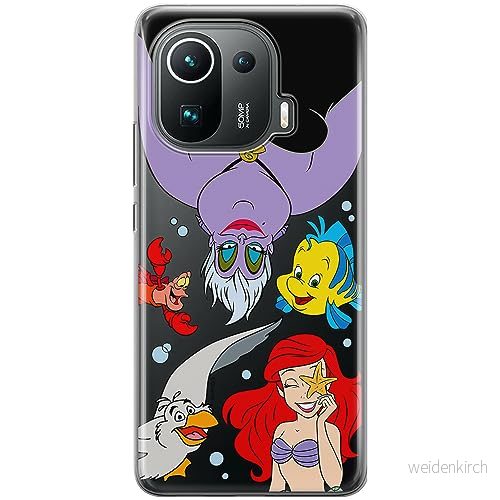 ERT GROUP mobiltelefonfodral för Xiaomi MI 11 PRO originalt och officiellt licensierat Disney mönster Ariel 008 optimalt anpassad till formen på mobiltelefonen, gedeeltelijk transparant 5905795045258