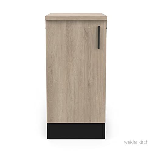 Demeyere Bottenskåp kök 1 Oregano dörr tillverkad i Frankrike 2 års garanti, KRONBERG/matt svart, B 40 x D 60 H 85 cm 3397701042826