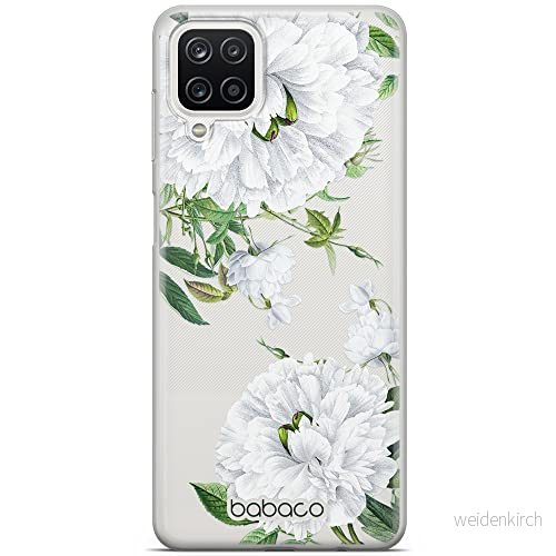 ERT GROUP mobiltelefonfodral för Samsung A12 / M12 F12 originalt och officiellt licensierat Babaco mönster Flowers 047 optimalt anpassad till formen på mobiltelefonen, gedeeltelijk transparant 5905131333742