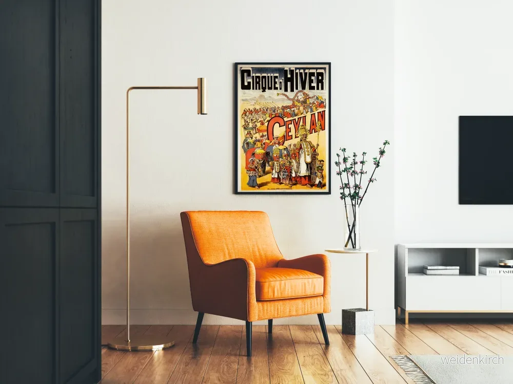 Cirque d'Hiver Ceylan - Vintage väggdekoration poster - Bild 2