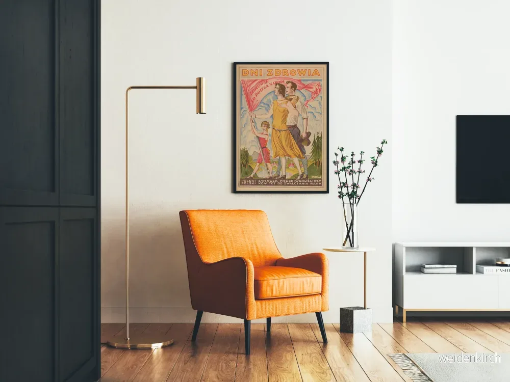 Vintageposter för Hälsodagarna - Inspirerande väggdekoration Artem Legrand - Bild 2