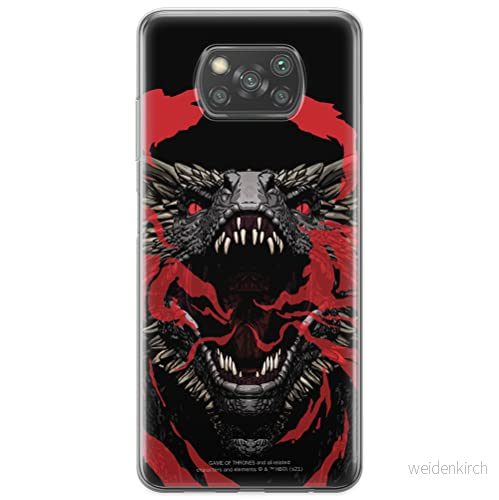 ERT GROUP mobiltelefonfodral för Xiaomi POCOPHONE X3 originalt och officiellt licensierat Game od Thrones mönster of 004, fodral tillverkad av TPU plast 5903932668193
