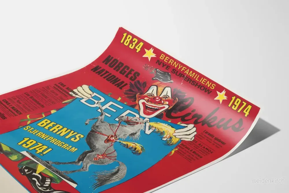 Cirque Berny-Poster – Föreställning 1974 - Bild 3