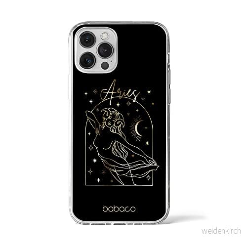 ERT GROUP mobiltelefonfodral för Apple Iphone 12 PRO MAX originalt och officiellt licensierat Babaco mönster Zodiac Woman 001 Vit anpassad till formen på mobiltelefonen, fodral tillverkad av TPU plast 5903932223309