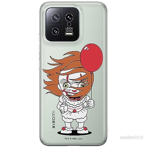 ERT GROUP mobiltelefonfodral för Xiaomi 13 originalt och officiellt licensierat Horror mönster It 005 optimalt anpassad till formen på mobiltelefonen, gedeeltelijk transparant 5905511909161