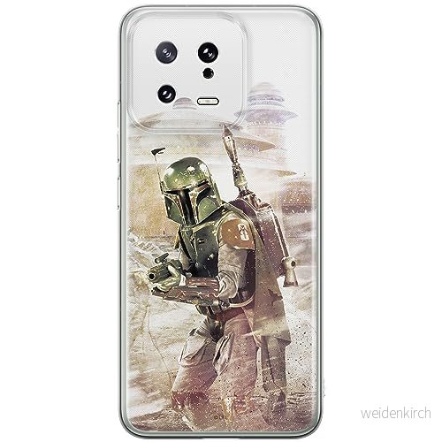 ERT GROUP mobiltelefonfodral för Xiaomi 13 originalt och officiellt licensierat Star Wars mönster Boba Fett 001 optimalt anpassad till formen på mobiltelefonen, fodral tillverkad av TPU plast 5905511913281