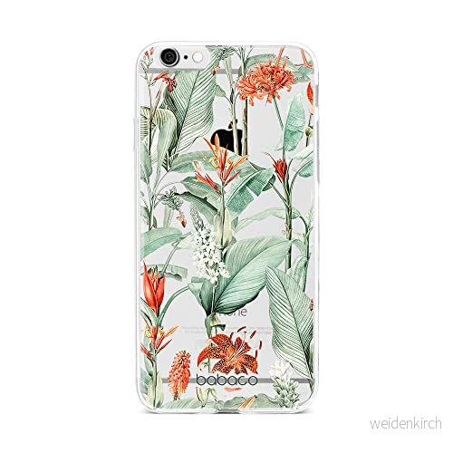 ERT GROUP mobiltelefonfodral för Iphone 6/6S originalt och officiellt licensierat Babaco mönster Flowers 048 optimalt anpassad till formen på mobiltelefonen, gedeeltelijk transparant 5905131339829