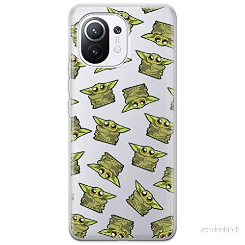 ERT GROUP mobiltelefonfodral för Xiaomi 11 originalt och officiellt licensierat Star Wars mönster Baby Yoda 008 optimalt anpassad till formen på mobiltelefonen, gedeeltelijk transparant 5903537115252