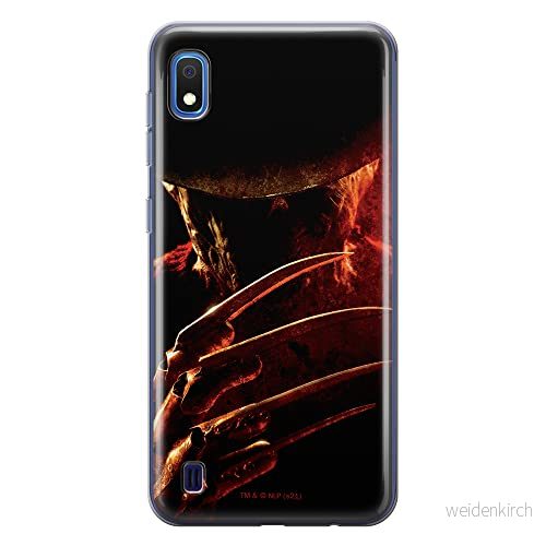 ERT GROUP mobiltelefonfodral för Samsung A10 originalt och officiellt licensierat Horror mönster Nightmare of Elm Street 005 anpassad till formen på mobiltelefonen, fodral tillverkad av TPU plast 5905511079659