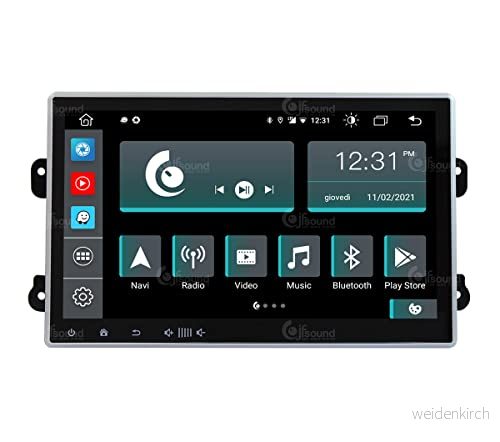 Costum Fit Bilradio för Ducato 8 2021 22 Android GPS Bluetooth WiFi USB Full HD Touchscreen Display 10.1" Easyconnect Processor 8core Röstkontroller 8059307175036
