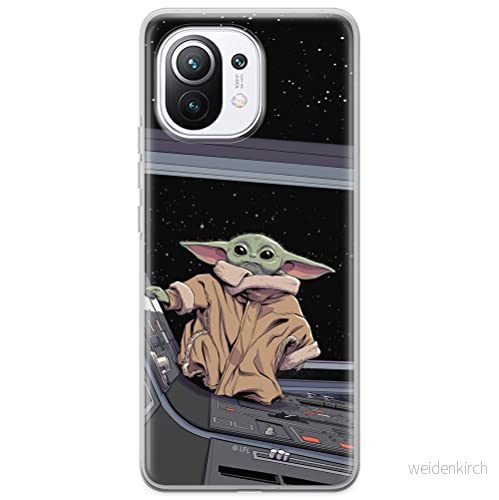 ERT GROUP mobiltelefonfodral för Xiaomi 11 originalt och officiellt licensierat Star Wars mönster Baby Yoda 025 optimalt anpassad till formen på mobiltelefonen, fodral tillverkad av TPU plast 5904805081965