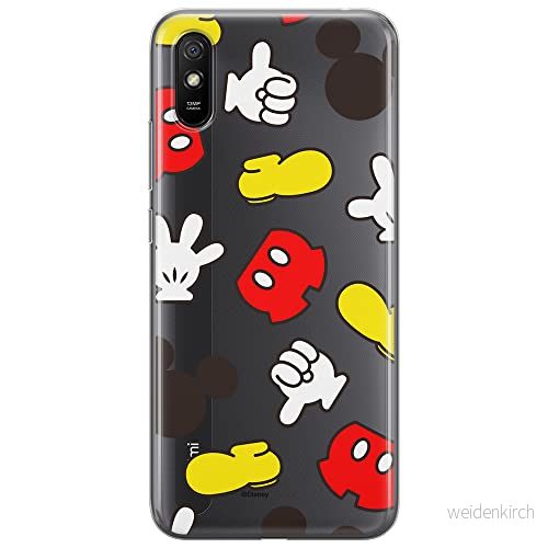 ERT GROUP mobiltelefonfodral för Xiaomi REDMI 9A originalt och officiellt licensierat Disney mönster Mickey 046 optimalt anpassad till formen på mobiltelefonen, gedeeltelijk transparant 5905131806802