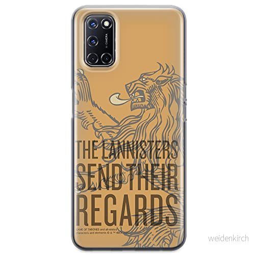 ERT GROUP mobiltelefonfodral för Oppo A92/ A72/ A52 originalt och officiellt licensierat Game od Thrones mönster of 014, fodral tillverkad av TPU plast 5903932683394