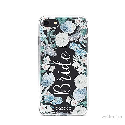 ERT GROUP mobiltelefonfodral för Iphone 7/8/ SE 2/ 3 originalt och officiellt licensierat Babaco mönster Bride 004 optimalt anpassad till formen på mobiltelefonen, gedeeltelijk transparant 5904805777271