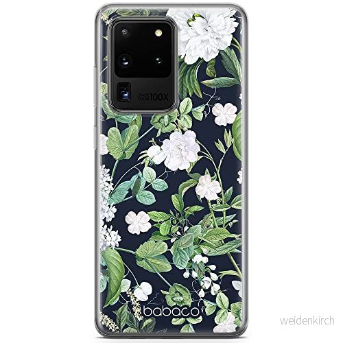 ERT GROUP mobiltelefonfodral för Samsung S20 ULTRA / S11 PLUS originalt och officiellt licensierat Babaco mönster Flowers 034 anpassad till formen på mobiltelefonen, fodral tillverkad av TPU plast 5905131289643