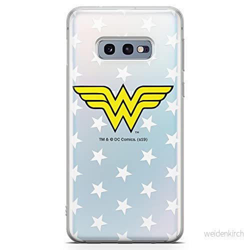 ERT GROUP mobiltelefonfodral för Samsung S10e originalt och officiellt licensierat DC mönster Wonder Woman 006 optimalt anpassad till formen på mobiltelefonen, gedeeltelijk transparant 5902980391305