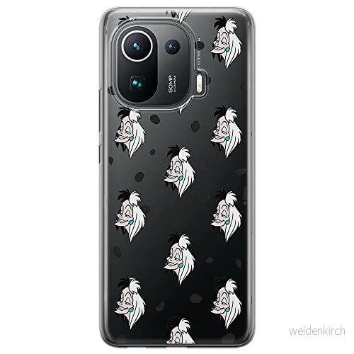 ERT GROUP mobiltelefonfodral för Xiaomi MI 11 PRO originalt och officiellt licensierat Disney mönster Cruella 005 optimalt anpassad till formen på mobiltelefonen, gedeeltelijk transparant 5903932717464