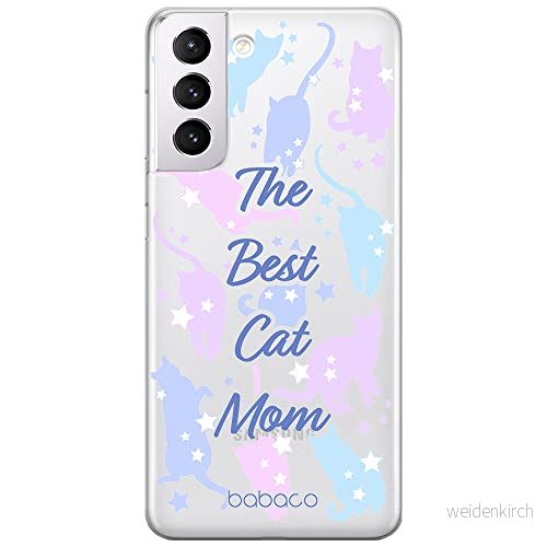 ERT GROUP mobiltelefonfodral för Samsung S21 originalt och officiellt licensierat Babaco mönster Cats 017 optimalt anpassad till formen på mobiltelefonen, gedeeltelijk transparant 5905131076298