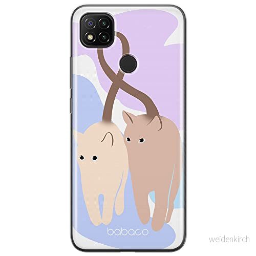 ERT GROUP mobiltelefonfodral för Xiaomi REDMI 9C originalt och officiellt licensierat Babaco mönster Cats 013 optimalt anpassad till formen på mobiltelefonen, fodral tillverkad av TPU plast 5905131108784