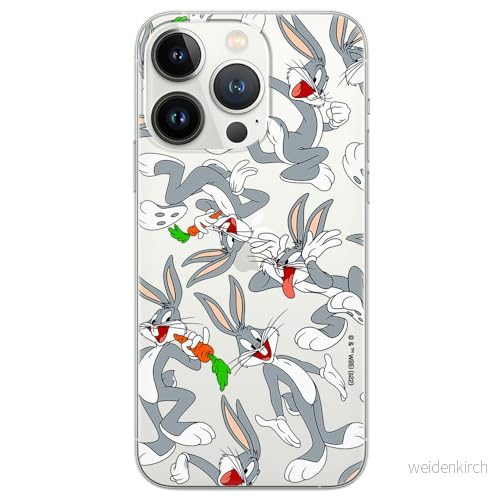 ERT GROUP mobiltelefonfodral för Iphone 13 PRO MAX originalt och officiellt licensierat Looney Tunes mönster Bugs 013 optimalt anpassad till formen på mobiltelefonen, gedeeltelijk transparant 5905511656089