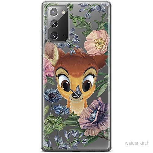 ERT GROUP mobiltelefonfodral för Samsung GALAXY NOTE 20 originalt och officiellt licensierat Disney mönster Bambi 011 optimalt anpassad till formen på mobiltelefonen, gedeeltelijk transparant 5903040445600