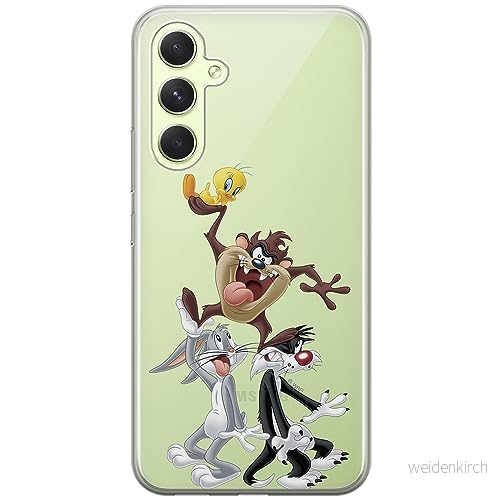 ERT GROUP mobiltelefonfodral för Samsung A54 5G originalt och officiellt licensierat Looney Tunes mönster 001 optimalt anpassad till formen på mobiltelefonen, gedeeltelijk transparant 5905511816124