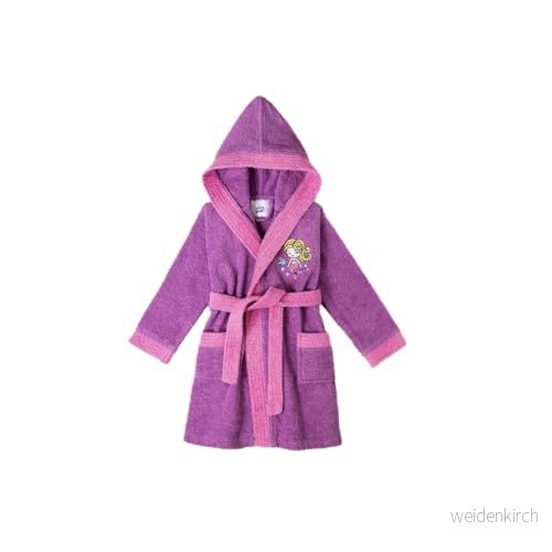 Barnmorgonrock lila 100% Oeko TEX® bomull storlek: 2 4 år 8435690603675