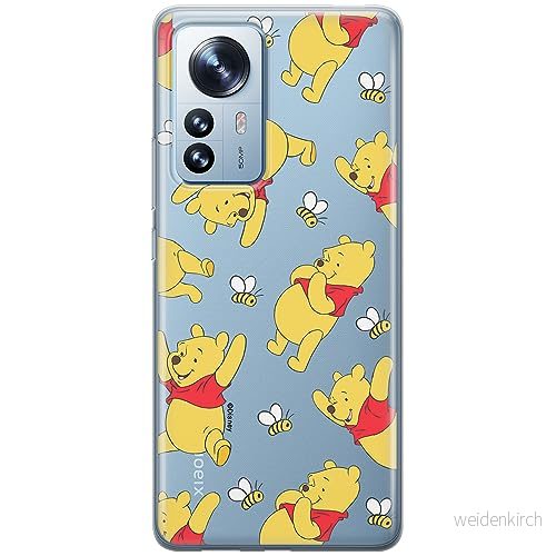 ERT GROUP mobiltelefonfodral för Xiaomi 12 PRO originalt och officiellt licensierat Disney mönster Winnie the Pooh & Friends 043 anpassad till formen på mobiltelefonen, gedeeltelijk transparant 5905795041762