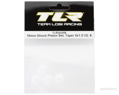 16 mm Shock Piston set, Taper 5 x 1,5 V2: 8 605482162415