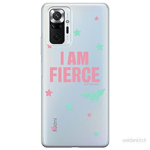 ERT GROUP mobiltelefonfodral för Xiaomi REDMI NOTE 10 PRO originalt och officiellt licensierat DC mönster Wonder Woman 026 optimalt anpassad till formen på mobiltelefonen, gedeeltelijk transparant 5903932940213