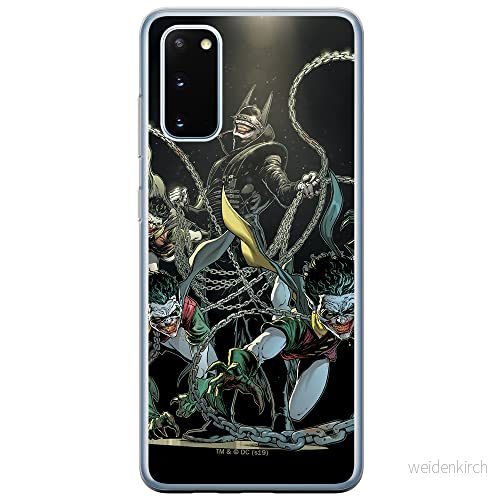 ERT GROUP mobiltelefonfodral för Samsung S20 / S11E originalt och officiellt licensierat DC mönster Batman Who Laughs 004 Vit anpassad till formen på mobiltelefonen, fodral tillverkad av TPU plast 5903537539195