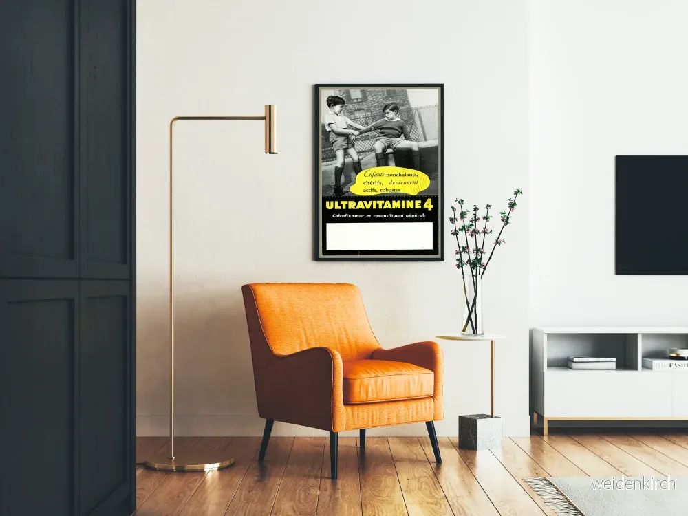 Vintageaffisch Ultravitatmine 4 för väggdekoration för barn - Bild 2