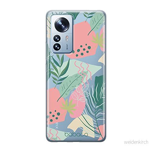 ERT GROUP mobiltelefonfodral för Xiaomi 12 / 12X originalt och officiellt licensierat Babaco mönster Plants 010 optimalt anpassad till formen på mobiltelefonen, gedeeltelijk transparant 5905511489939