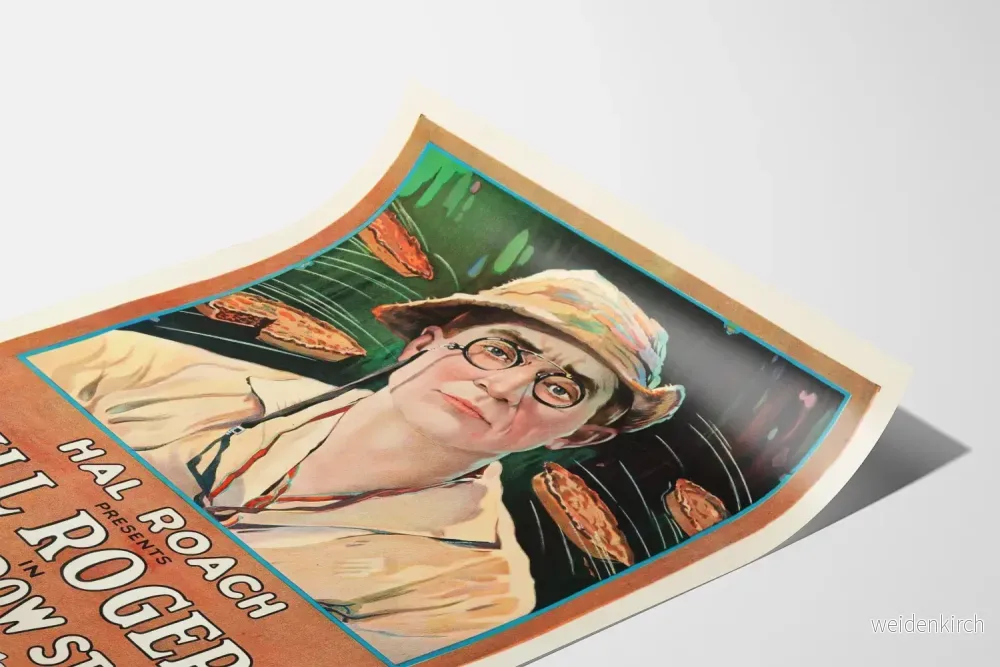 Vintageaffisch High Brow Stuff med Will Rogers - Bild 3