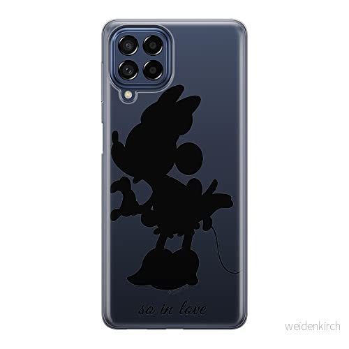 ERT GROUP mobiltelefonfodral för Samsung M33 5G originalt och officiellt licensierat Disney mönster Minnie 002 optimalt anpassad till formen på mobiltelefonen, gedeeltelijk transparant 5905511341824