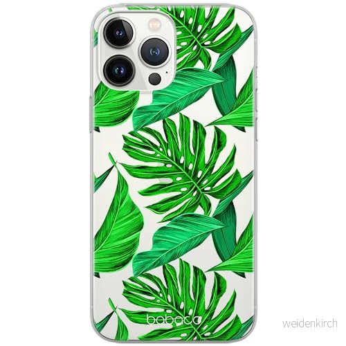 ERT GROUP mobiltelefonfodral för Apple Iphone 13 PRO MAX originalt och officiellt licensierat Babaco mönster Plants 006 optimalt anpassad till formen på mobiltelefonen, gedeeltelijk transparant 5903932865790